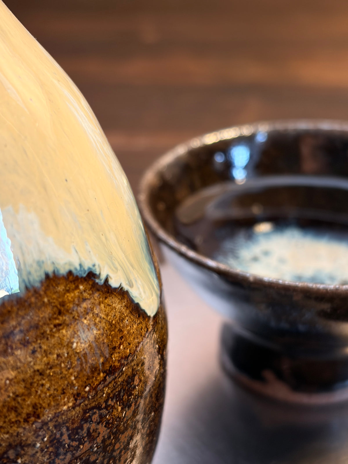 Sake set.